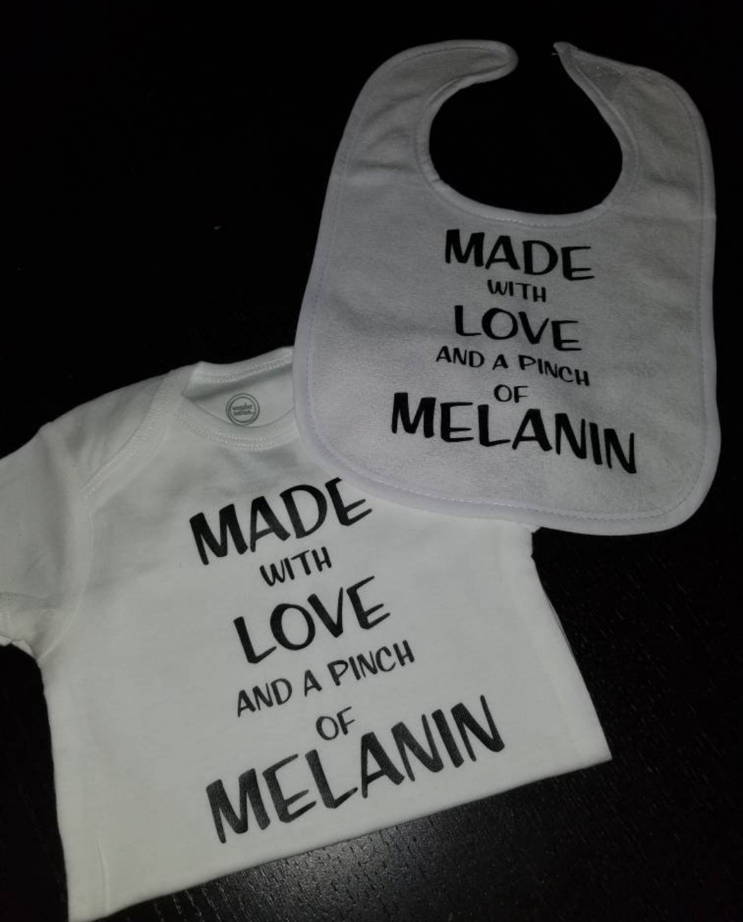 Image of Just a Pinch Baby Bib, Baby Onesie and/or Toddler Tee