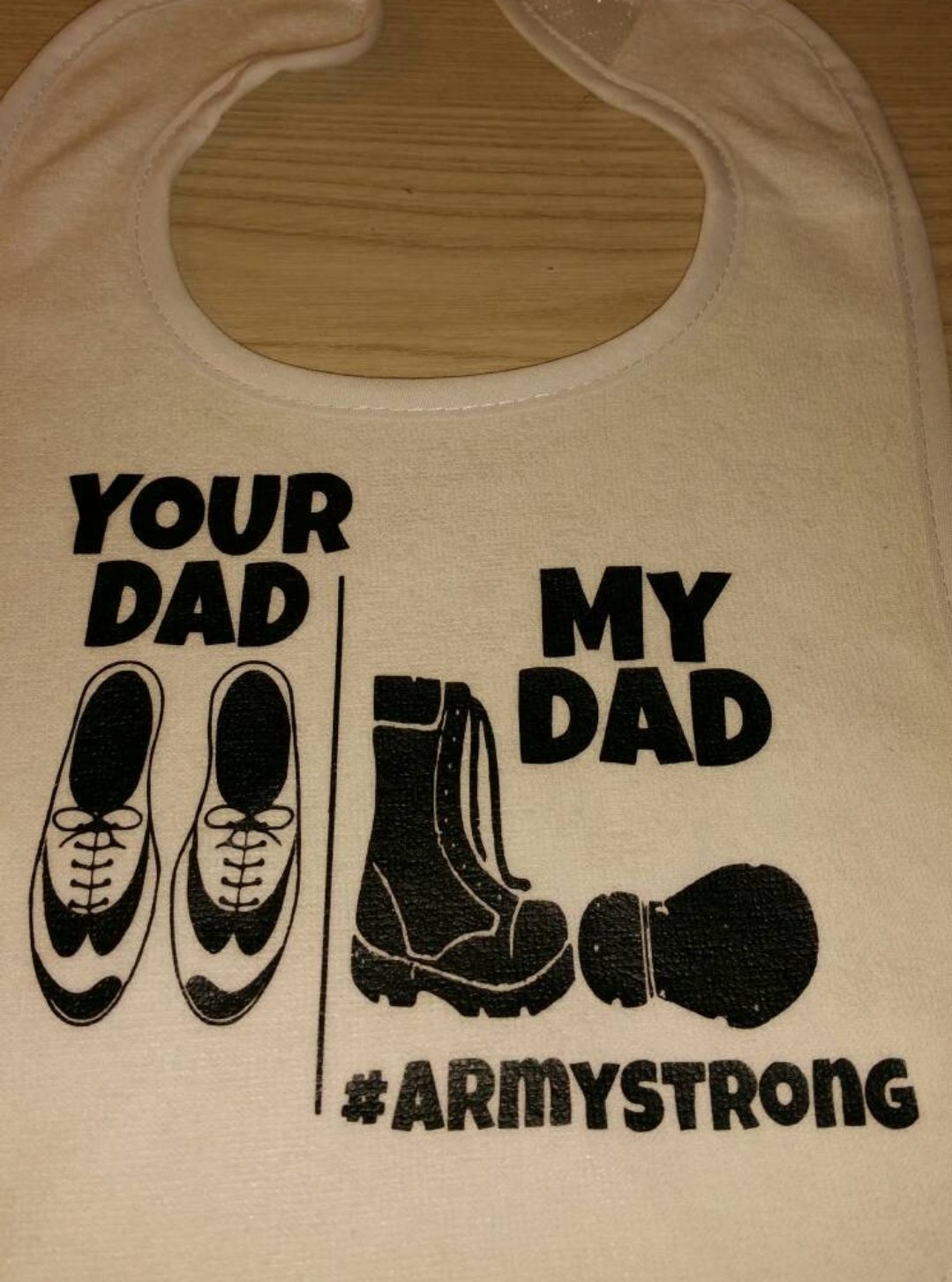 Image of Army Mom/Dad Baby Bib, Onesie and/or Tee