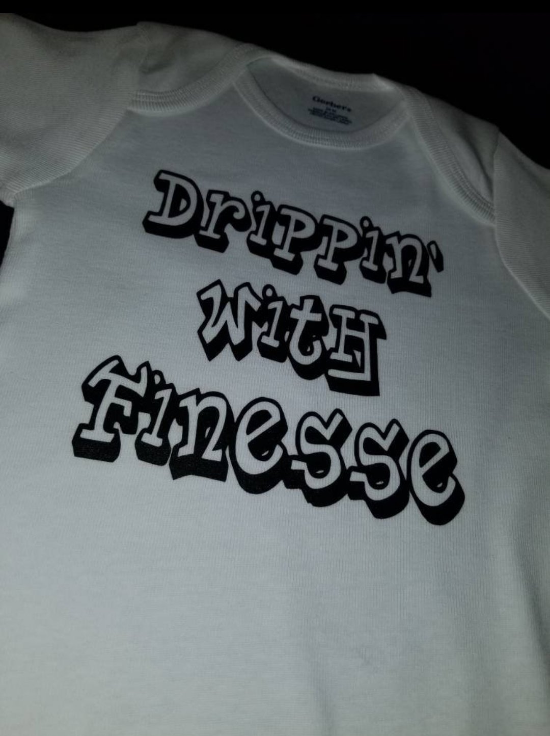 Image of Drippin with Finesse Baby Bib, Onesie and/or Tee