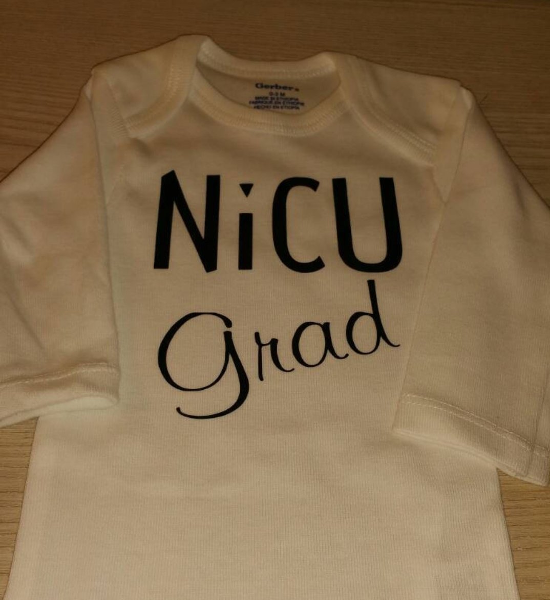 Image of NiCU Grad Baby Bib, Onesie and/or Tee