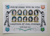 Image 1 of 'Our Revenge Will Be The Laughter Of Our Children' A3 print.