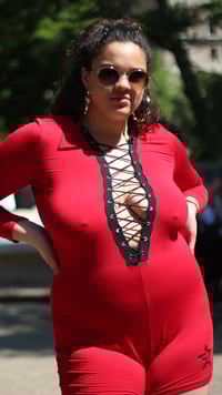 One Piece RED+BLK Jumpsuit