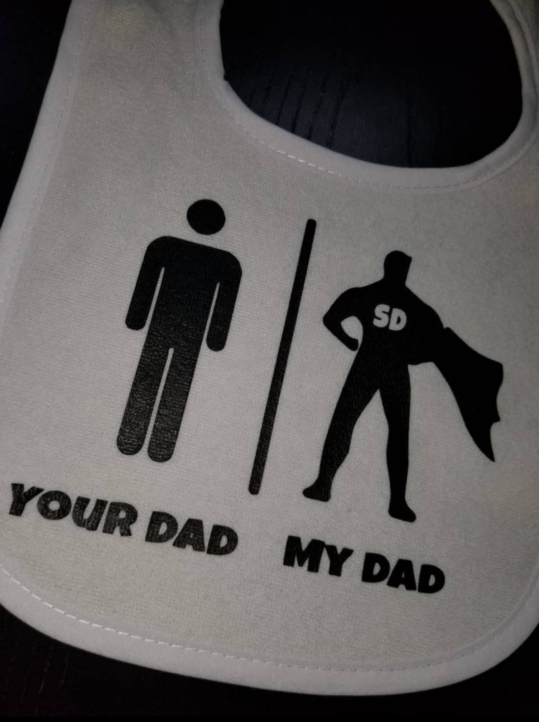 Image of Super Dad Baby Bib, Onesie and/Tee