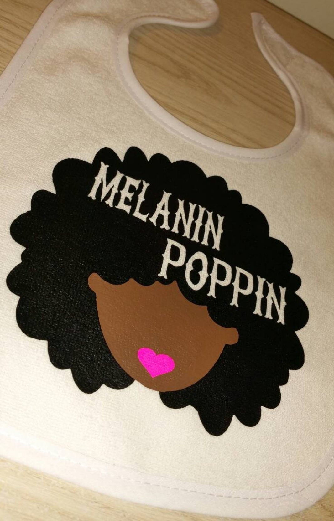 Image of Melanin Poppin Baby Bib, Onesie and/or Tee