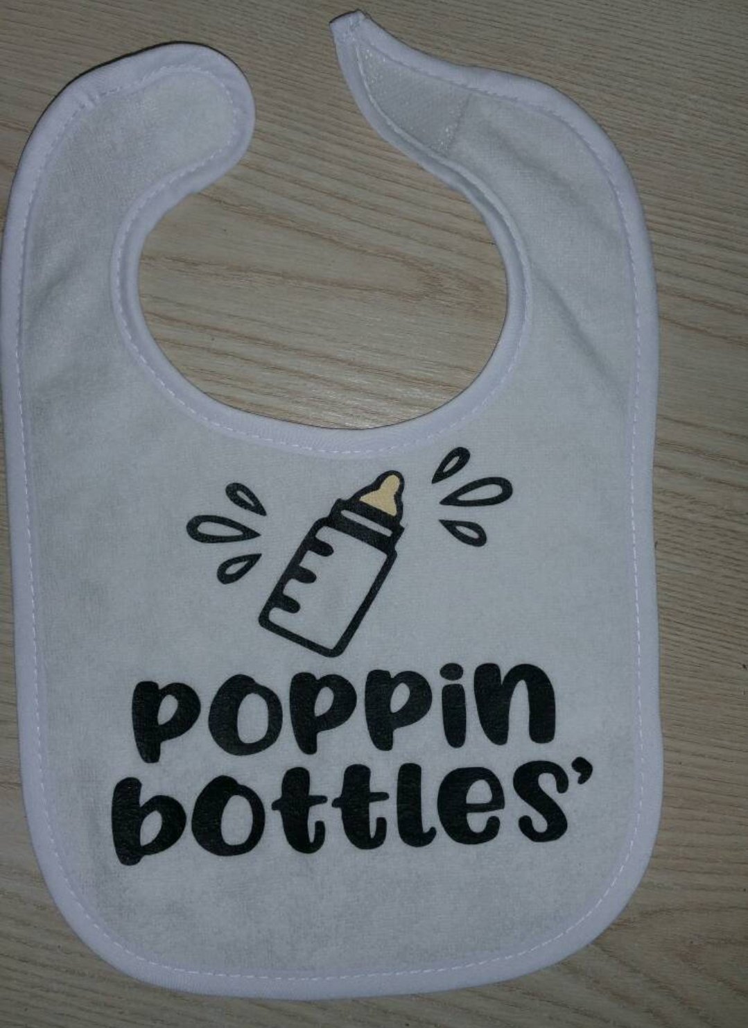 Image of Poppin Bottles Baby Bib, Onesie and/or Tee