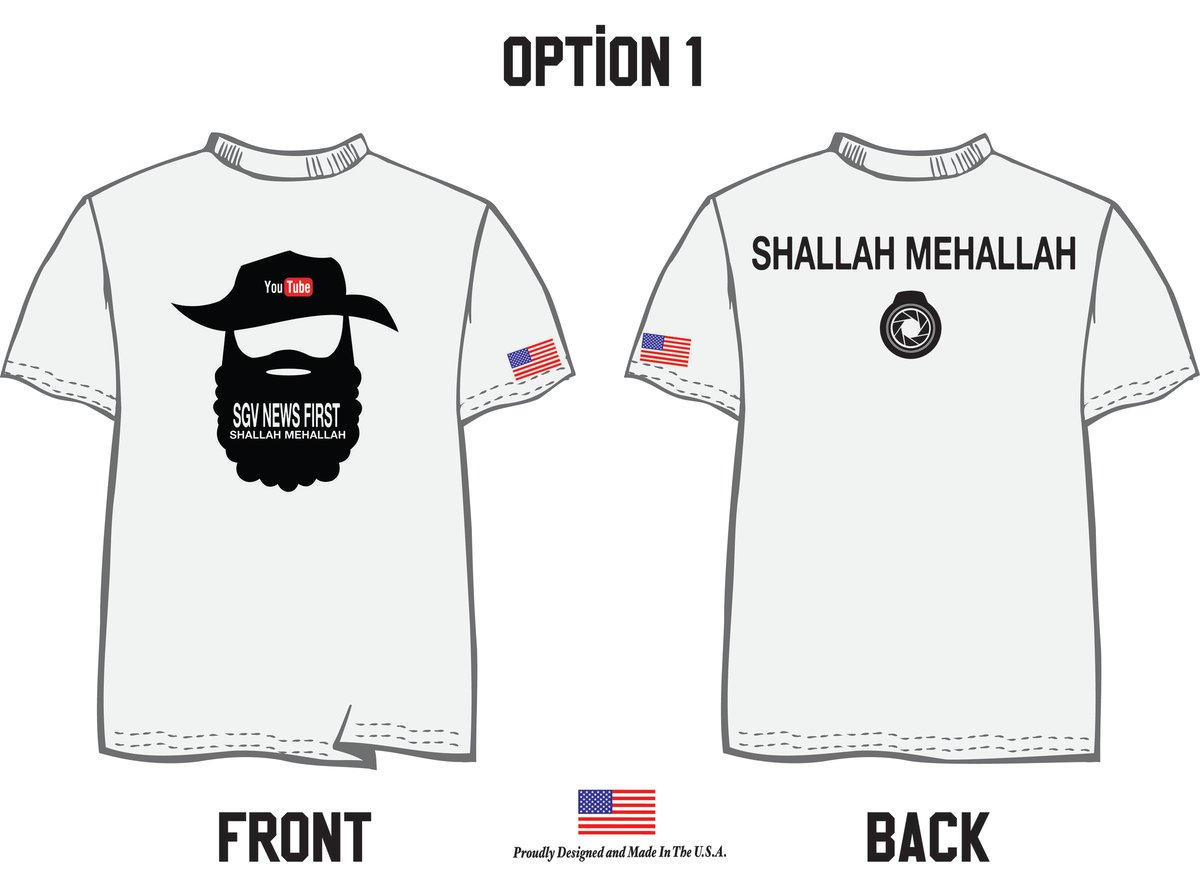 WOMEN'S WHITE SHALLAH MEHALLAH TEE | Jose Gonzalez SGV NEWS FIRST