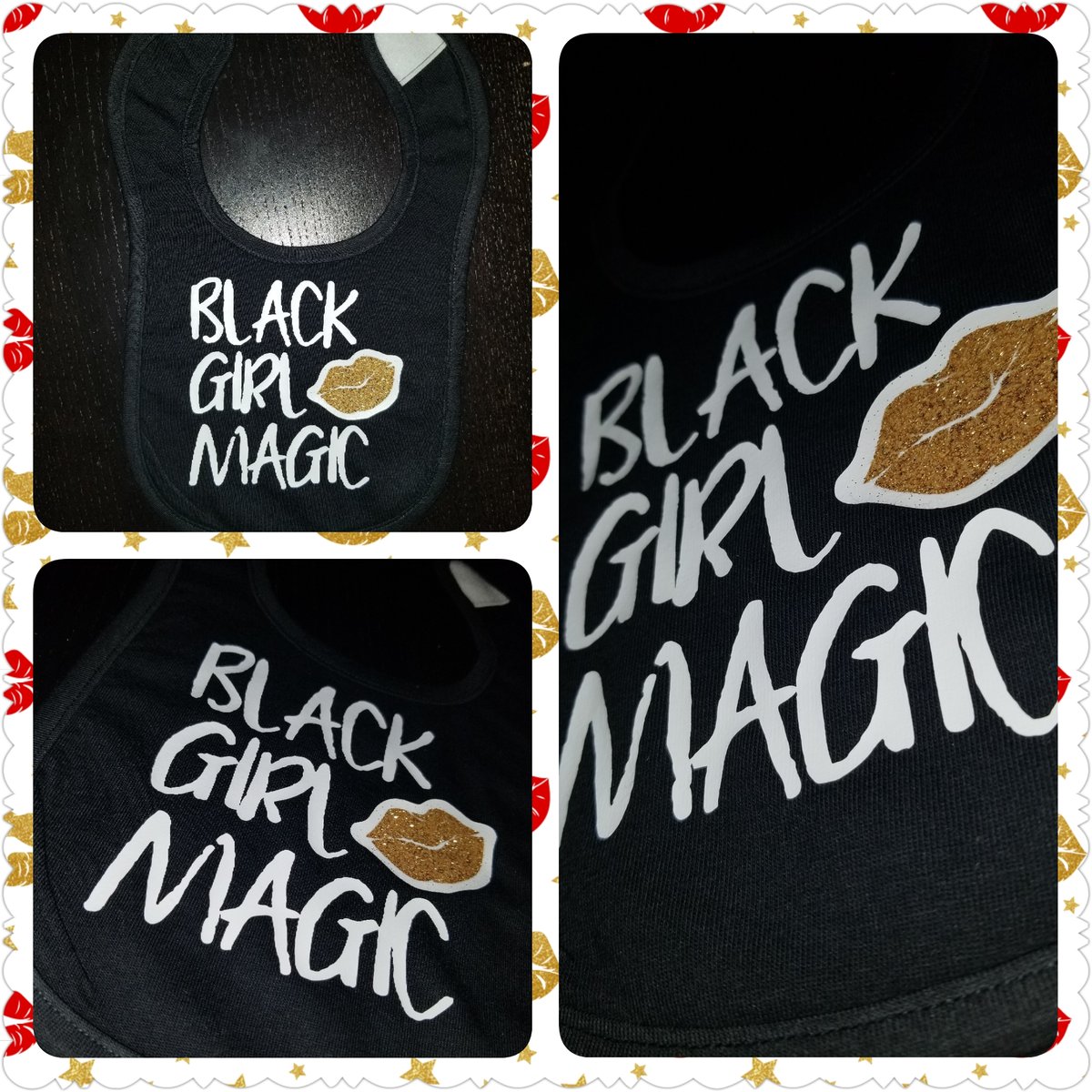 Image of Black Girl Magic Baby Bib, Onesie and/or Tee