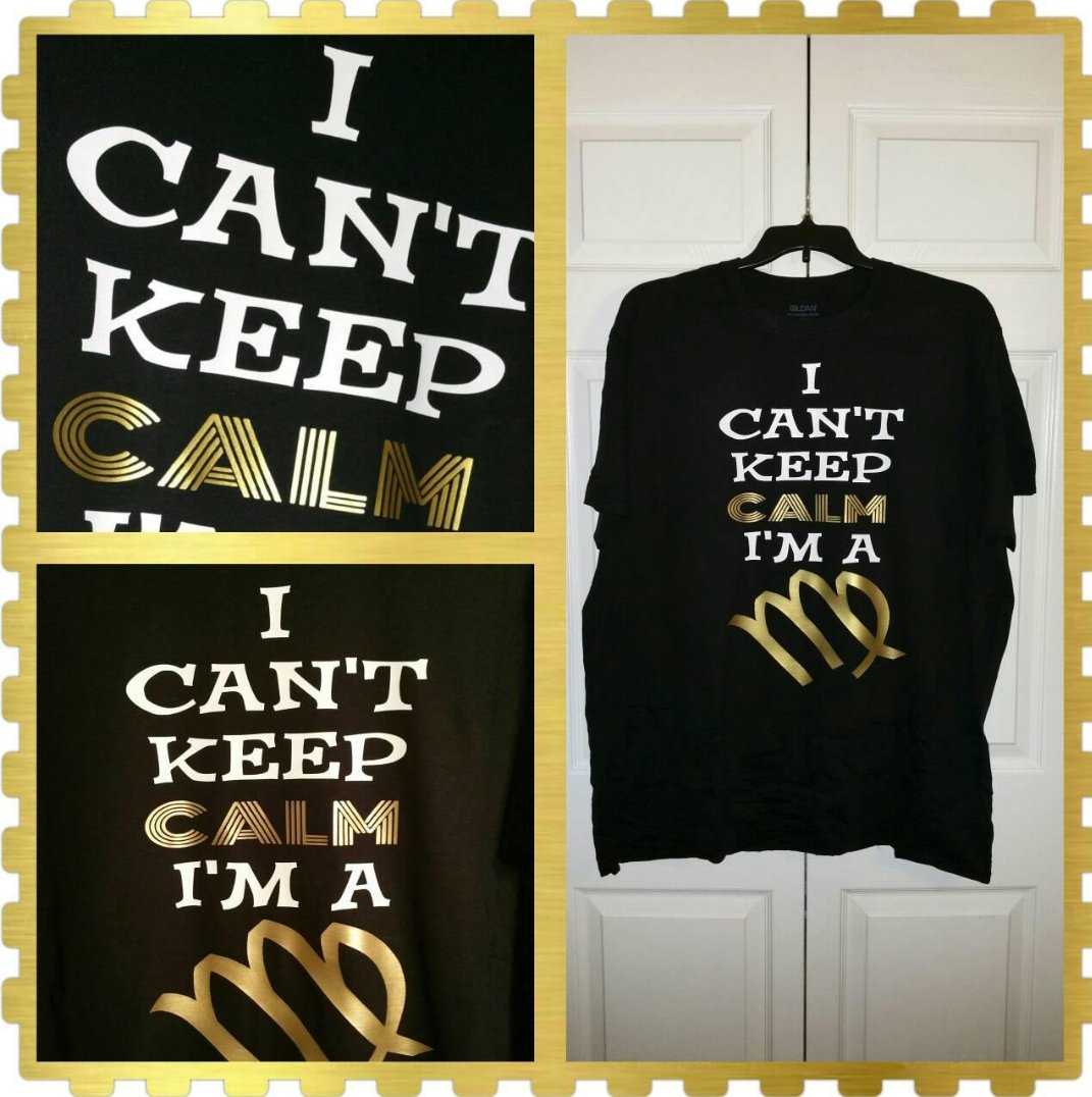 Image of Can't Keep Calm Virgo Baby Bib, Onesie and/or Tee