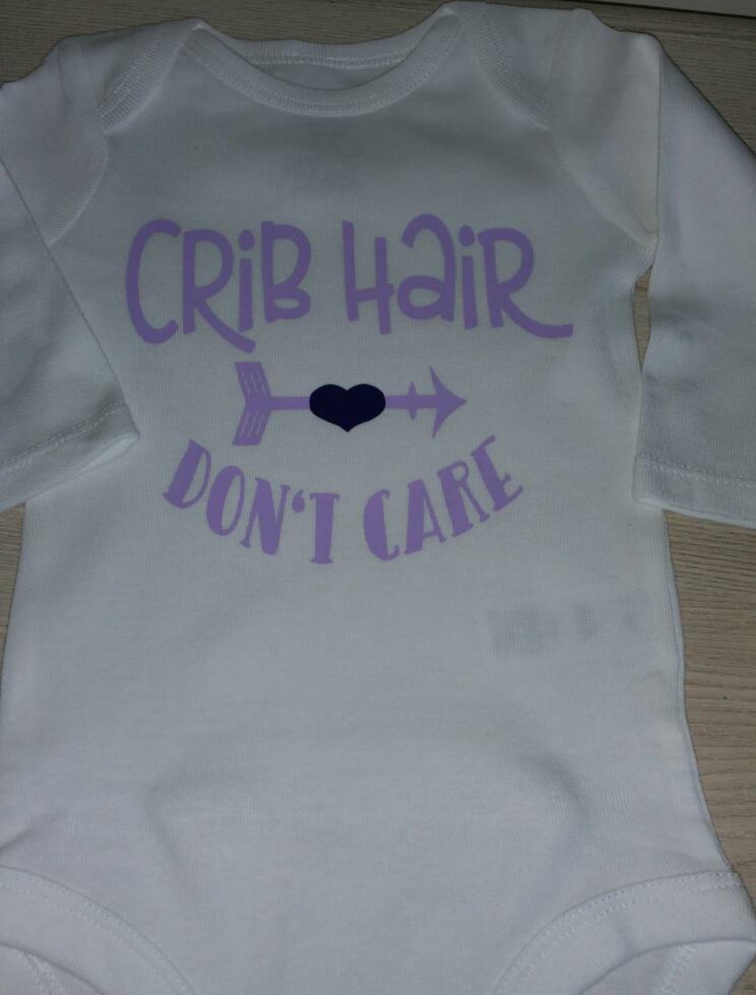 Image of Crib Hair Baby Bib, Onesie and/or Tee