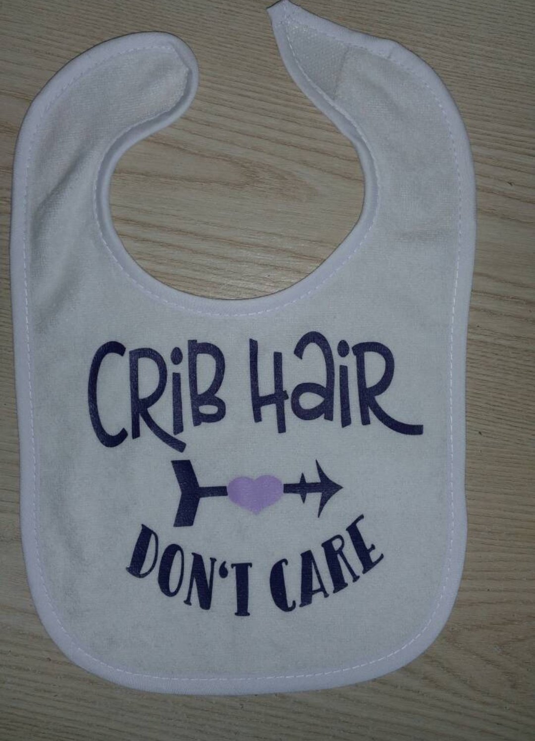 Image of Crib Hair Baby Bib, Onesie and/or Tee
