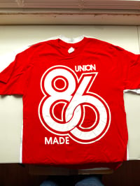 BIG 86 UNION MADE…RED (nos)