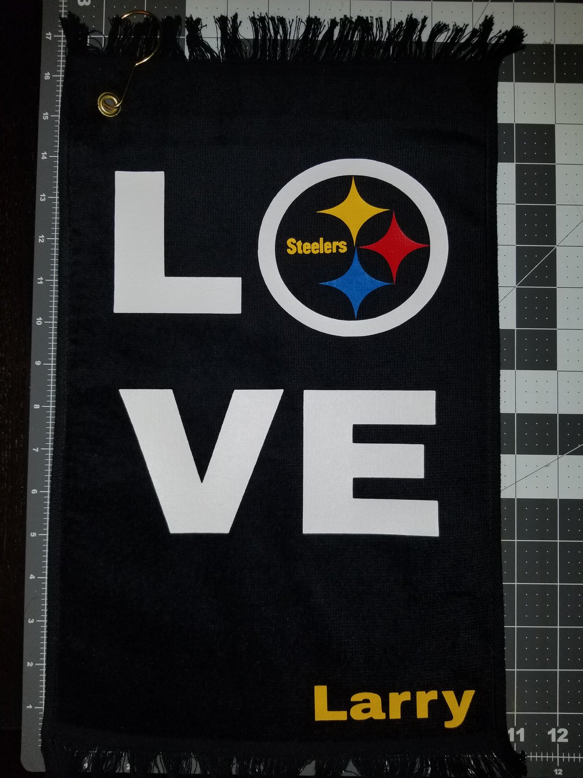 Image of Steelers LOVE Rally Towel