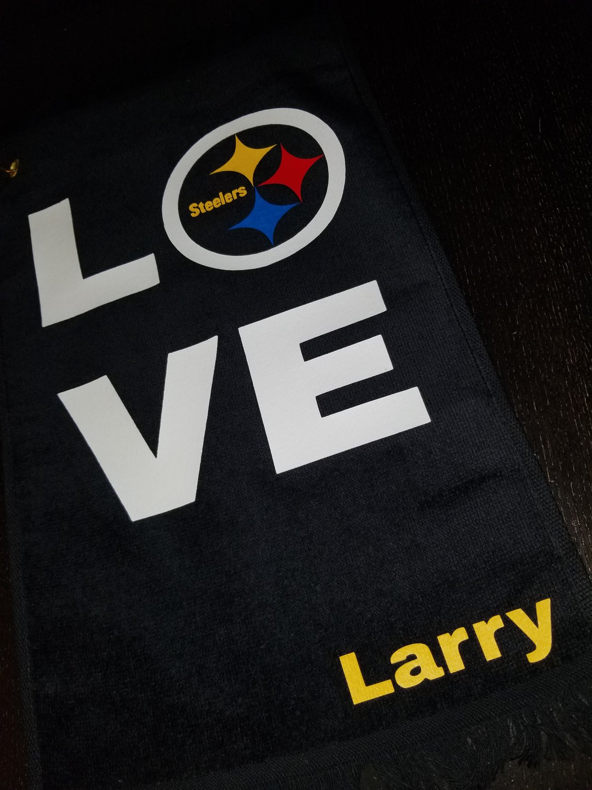 Image of Steelers LOVE Rally Towel