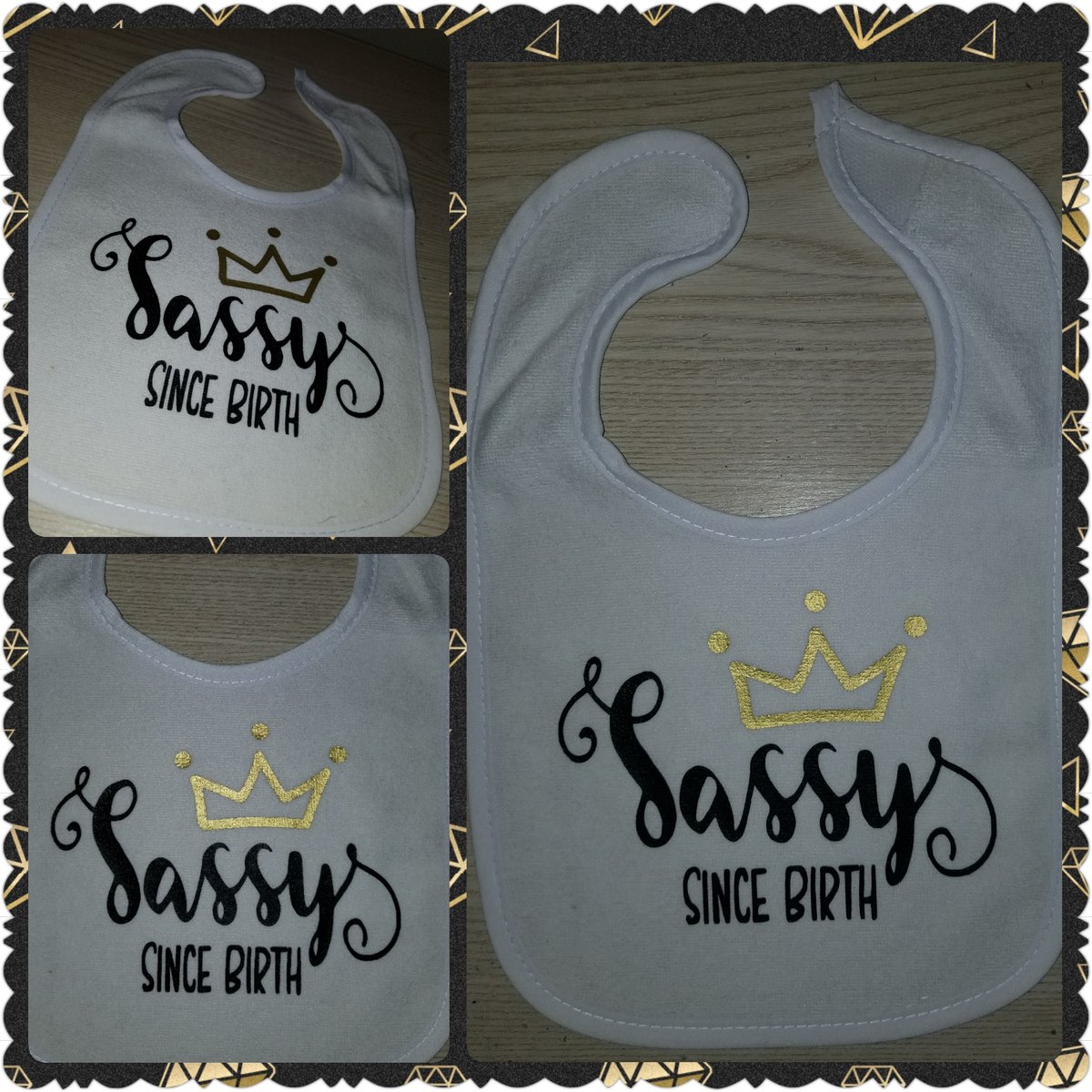 Image of Sassy Baby Bib, Onesie and/or Tee