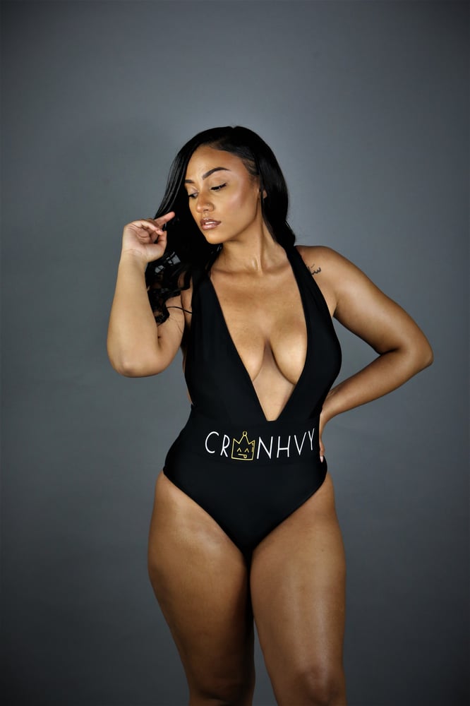 Image of Black One-Piece Swimsuit