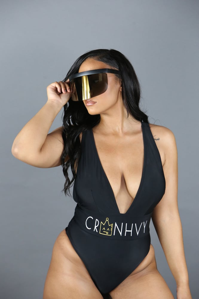 Image of Black One-Piece Swimsuit