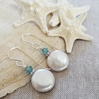 Image 5 of White Coin Pearls (Silver)