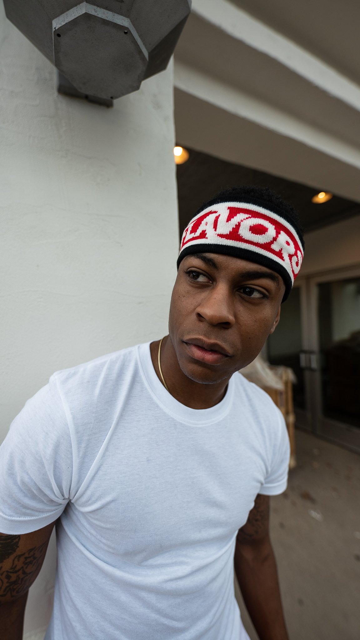 Image of Red FLAVORS headband