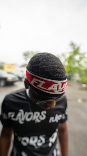 Image of Red FLAVORS headband