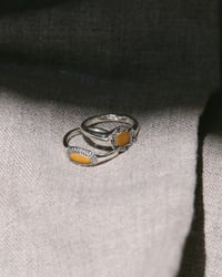 Image 2 of Zenit ring with stone & black spinels