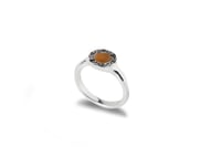 Image 1 of Zenit ring with stone & black spinels