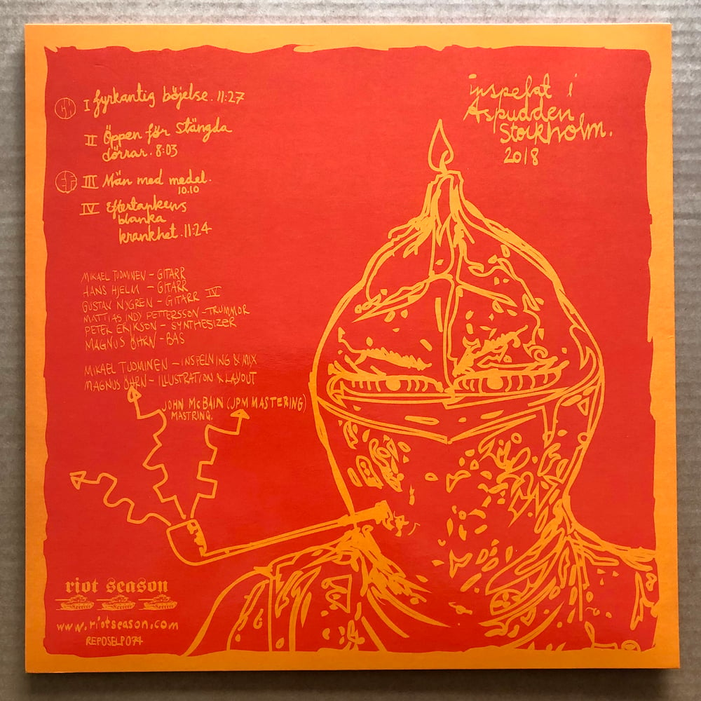 KUNGENS MÄN 'Chef' Orange Vinyl LP