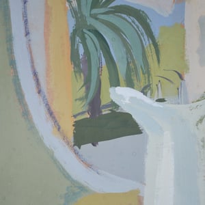 Image of 1957, Oil Painting - 'The Washstand,' Eva Holmberg-Jacobsson