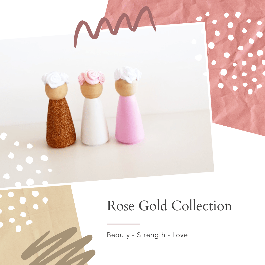 Image of Wooden Peg Sets & Flower Crowns