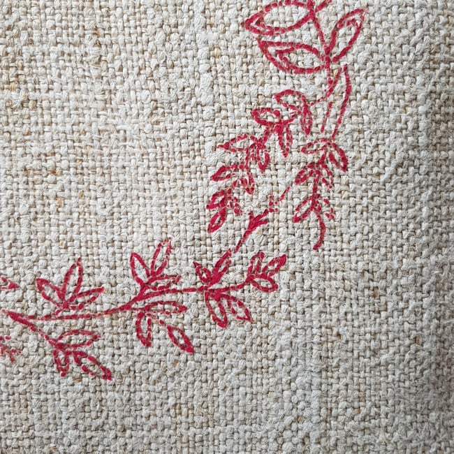 Feather Filled Wreath Pillow