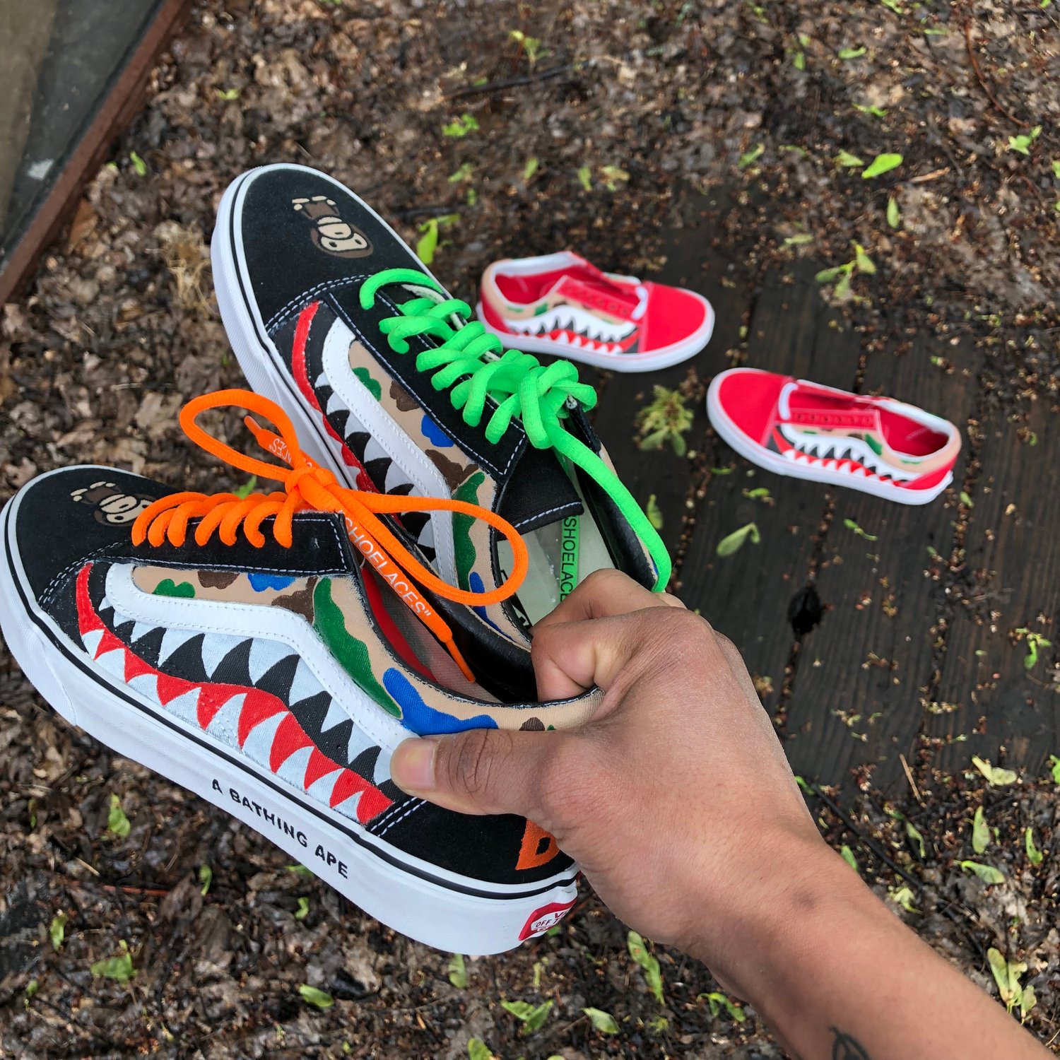 Image of Baby Milo Bape Vans π₯