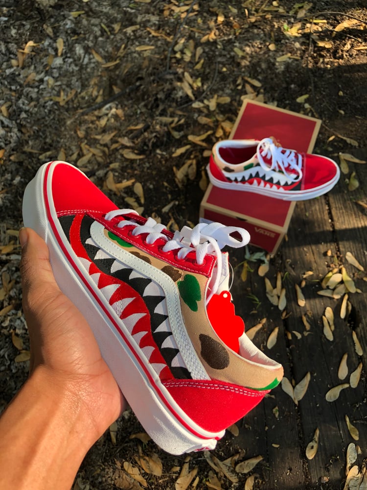 Image of Bape Vans 