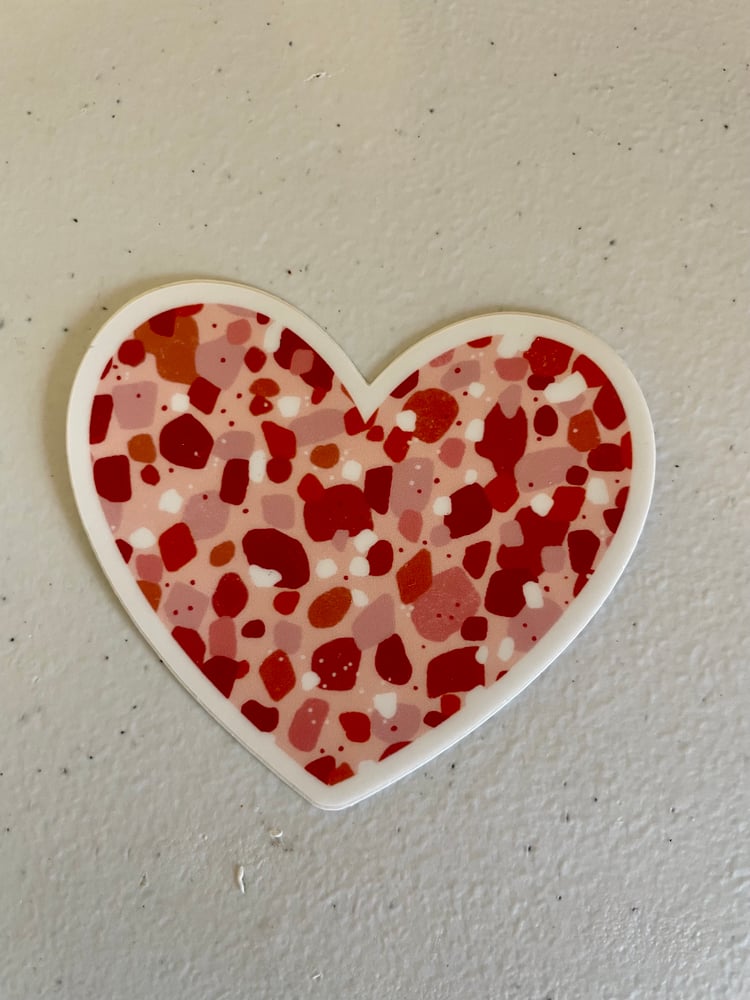 Image of Stain glass heart