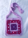 Purple Granny Square Bag