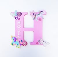 Image 3 of Girls UNICORN Personalised letters