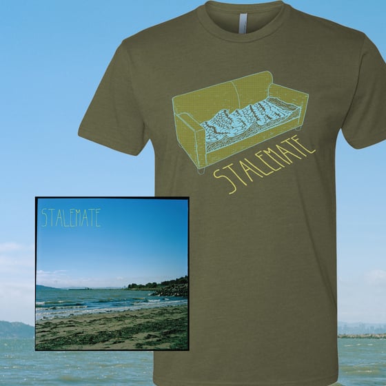 Image of Stalemate - The Heat Of The Sun LP + Green Shirt Bundle