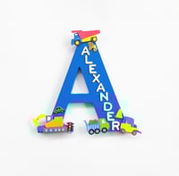 Image 2 of Boys TRANSPORT Personalised Letters