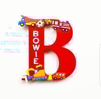Image 5 of Boys TRANSPORT Personalised Letters