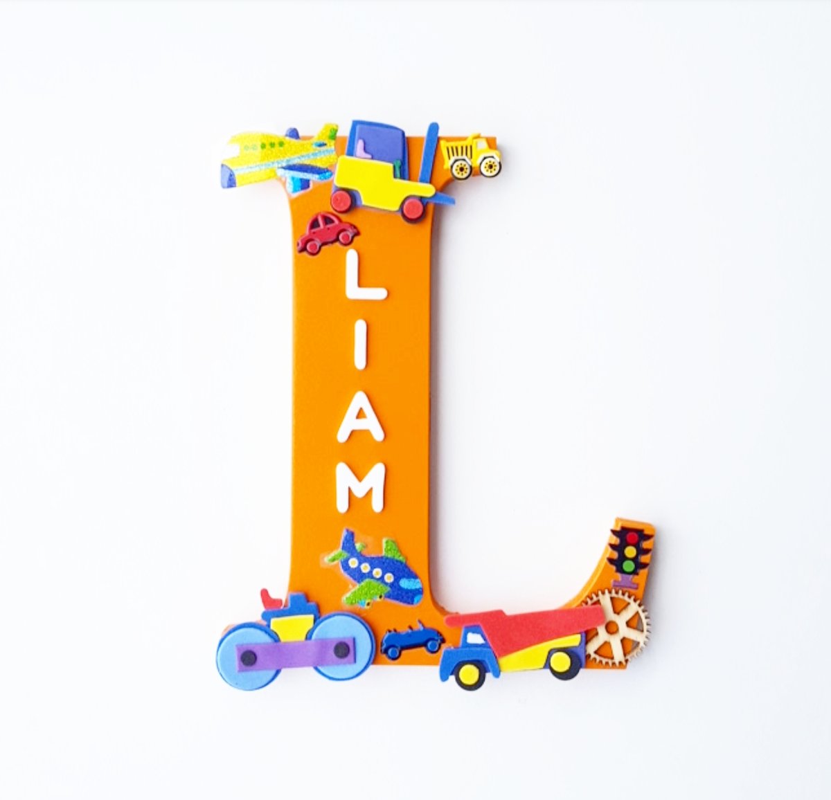 Image of Boys TRANSPORT Personalised Letters