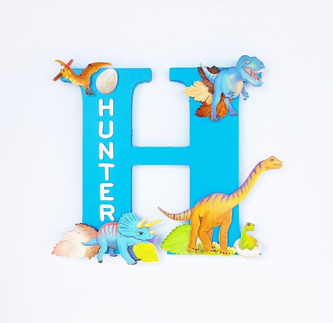 Image of Boys DINOSAUR Personalised Letters