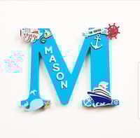 Image 3 of Boys NAUTICAL/OCEAN Personalised Letters