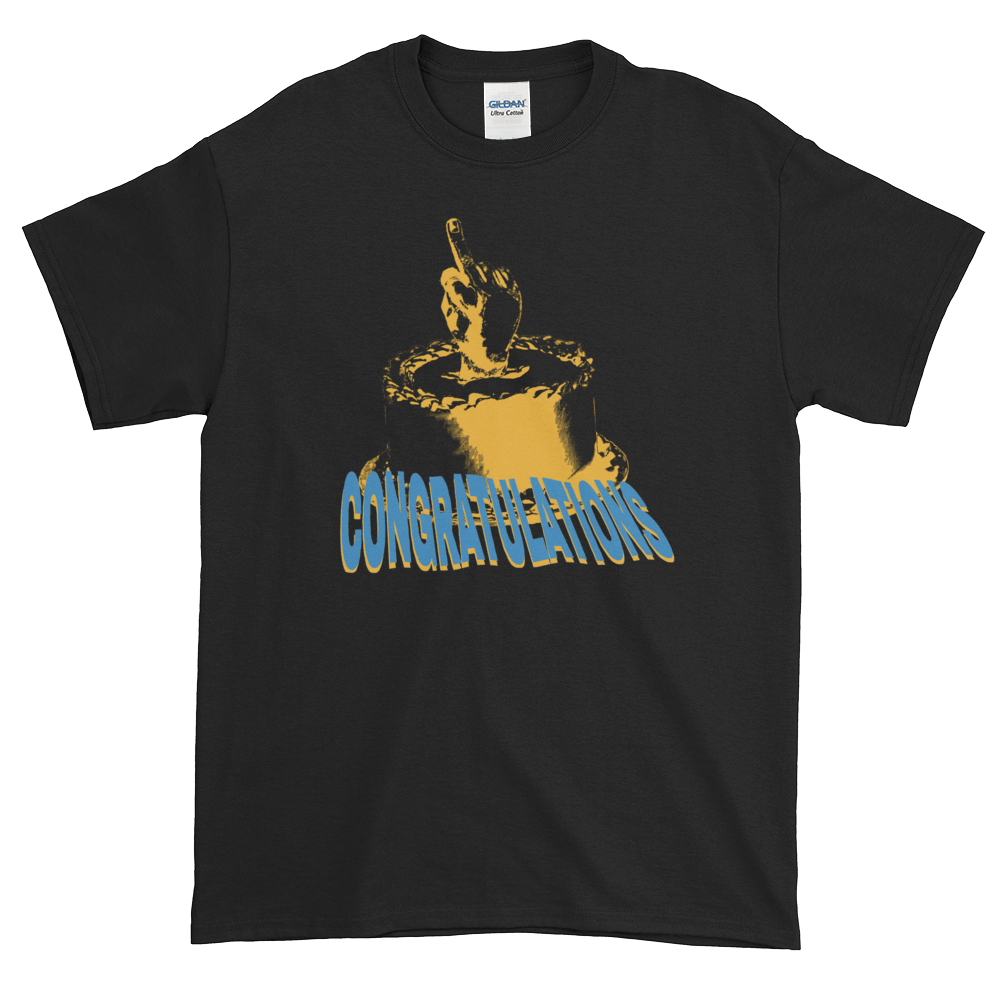 Image of Congrats Cake T-Shirt Black