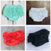 Image of ROCK BOTTOM BLOWOUT Lace and Cotton Ruffle Bottom Bloomer - 6 color choices in stock