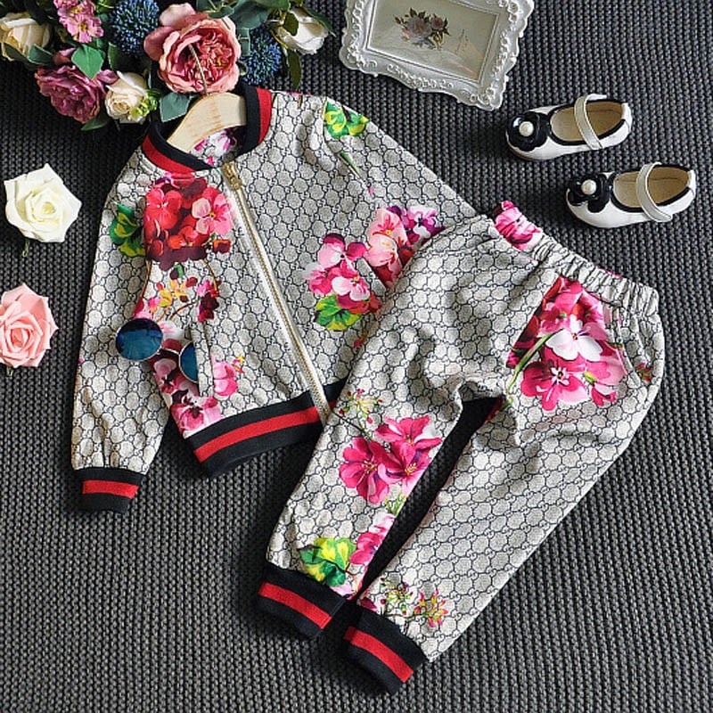 gucci girls tracksuit