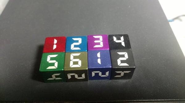 Image of Digi-Dice (set of 4) in 8 color choices