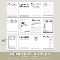 Image 1 of Adventure Bound Prompt Cards (Digital)