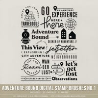 Adventure Bound Stamp Brushes No.1 (Digital)