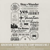 Adventure Bound Stamp Brushes No.2 (Digital)