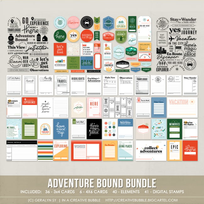 Adventure Bound Bundle (Digital) | In a Creative Bubble Adventure Bound Bundle (Digital) | In a Creative Bubble