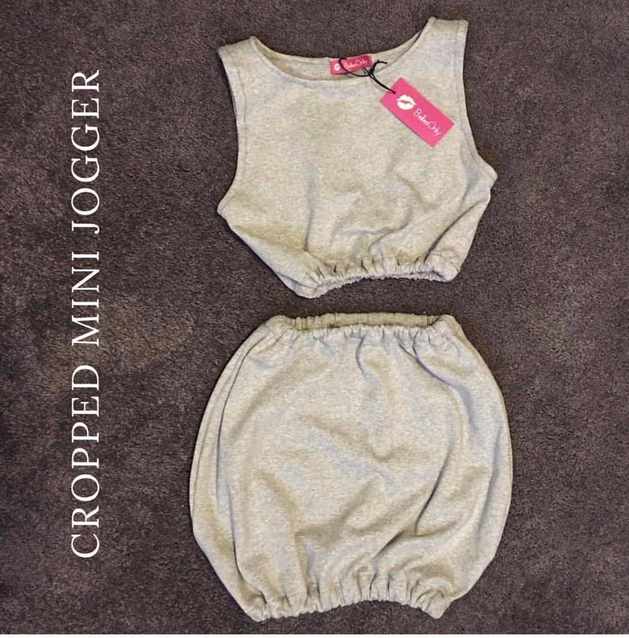 Image of Cropped Mini Jogger