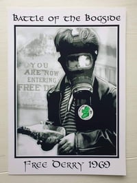 Image 1 of Battle of the Bogside A3 print. 